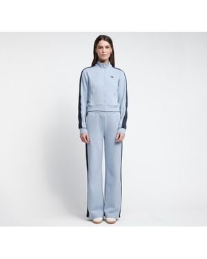 Organic Basics Track Straight Leg Pants - Blue