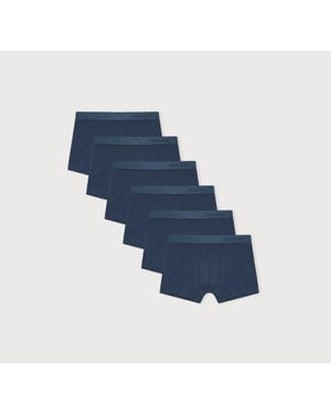Organic Basics Premium Trunks 6-Pack Midnight Midnight Midnight - Blue