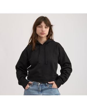 Organic Basics Weekend Boxy Hoodie - Black