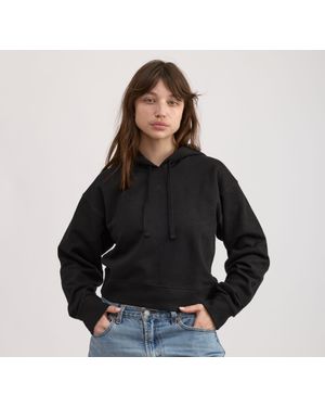 Organic Basics Weekend Boxy Hoodie - Black