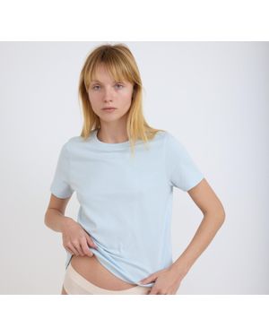 Organic Basics True Regular Tee - Blue