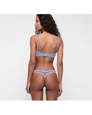 Organic Basics Core Thong - Blue