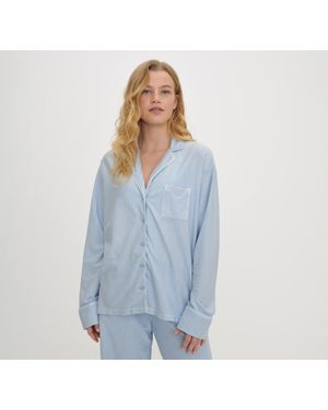 Organic Basics Core Sleep Shirt - Blue
