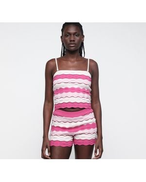 Organic Basics Soft Knit Textured Shorts