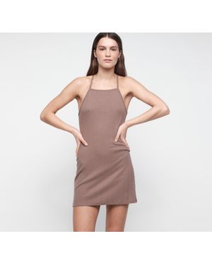 Organic Basics Pointelle Dress - Purple