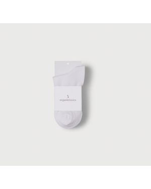 Organic Basics Core Socks 2-Pack - White