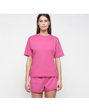 Organic Basics True Boxy Tee - Pink