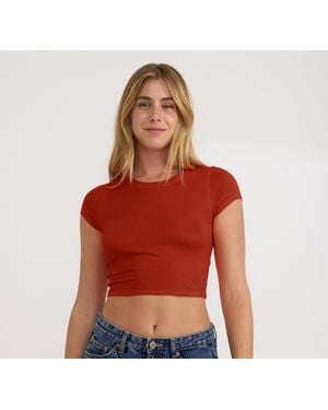 Organic Basics Core Baby Tee - Red
