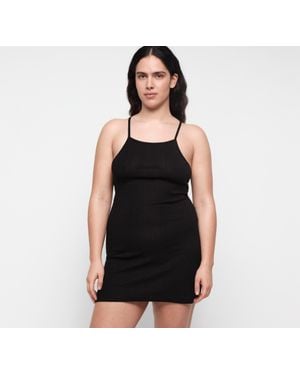 Organic Basics Pointelle Dress - Black