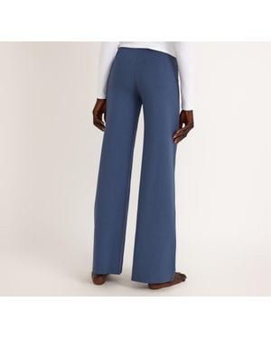 Organic Basics Everyday Straight Leg Pants - Blue