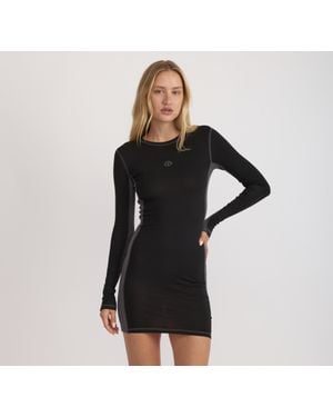 Organic Basics Core Icon Panel Dress - Black