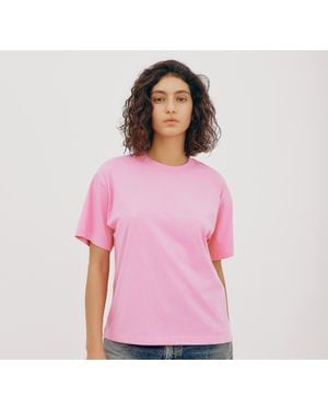 Organic Basics True Boxy Tee - Pink