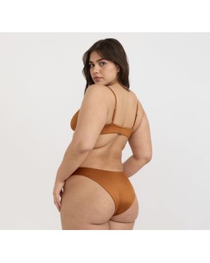 Organic Basics Solar Swim Cheeky Bikini Bottom - Brown