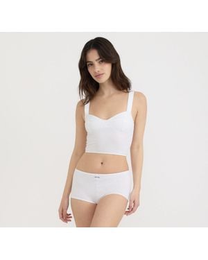 Organic Basics Core Icon Corset Top - White