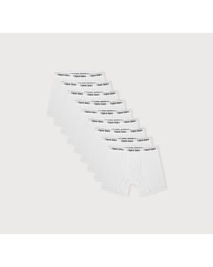 Organic Basics Easy Boxer Briefs 9-Pack - White