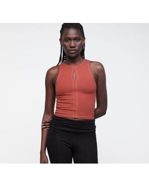 Organic Basics Core Cut-Out Tank - Red