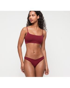 Organic Basics Flex Bralette - Brown