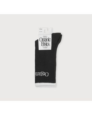 Organic Basics Active Tennis Socks - Black