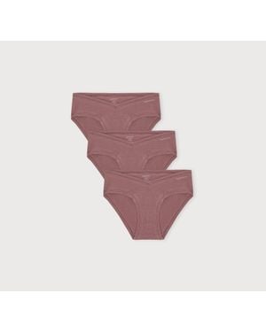 Organic Basics Flex Hipster 3-Pack - Purple