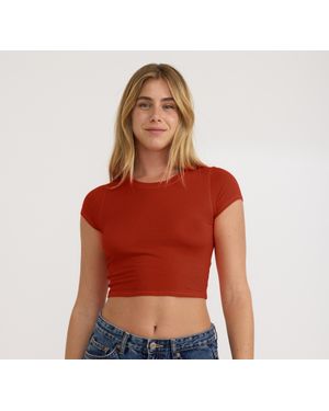 Organic Basics Core Baby Tee - Red