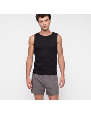 Organic Basics Core Rib Tank 2-Pack - Black