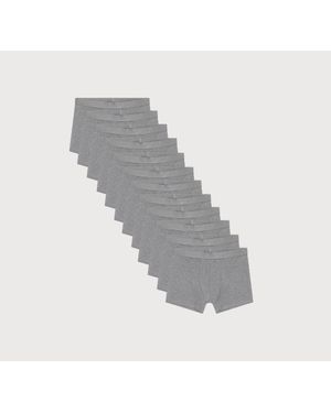 Organic Basics Premium Trunks 12-Pack - Gray