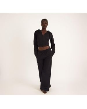 Organic Basics Weekend Straight Leg Sweatpants - Black