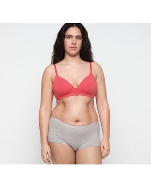 Organic Basics Core Wireless Plunge Bra - Red