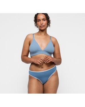 Organic Basics Core Tanga - Blue