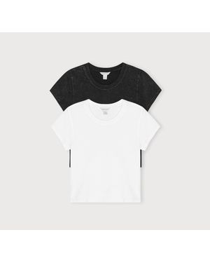 Organic Basics Core Baby Tee 2-Pack - Black