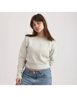 Organic Basics Weekend Boxy Sweatshirt - White