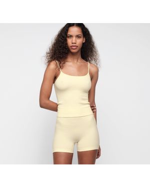 Organic Basics Seamless Waffle Shorts - Natural