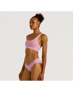 Organic Basics Flex Racer Back Bralette - Brown