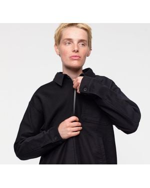 Organic Basics Alley Casual Zip Jacket - Black