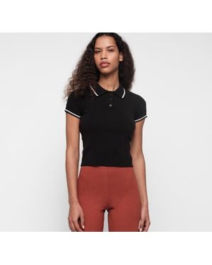 Organic Basics Soft Knit Polo - Red