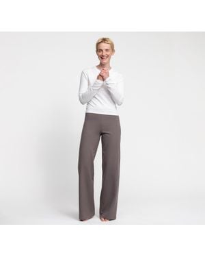 Organic Basics Core Straight Leg Pants - White