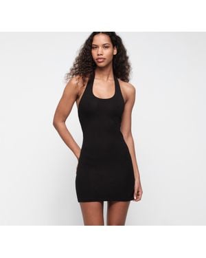 Organic Basics Core Halter Mini Dress - Black