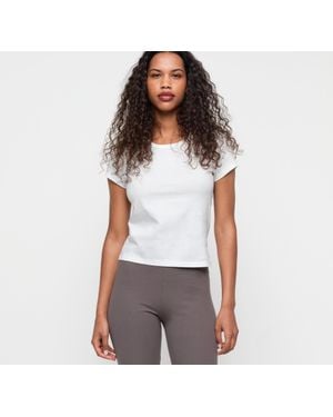 Organic Basics True Heavy Mini Tee - White