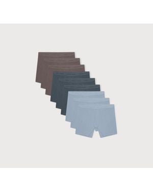 Organic Basics Core Boxer Briefs 9-Pack - Blue