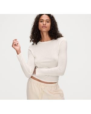 Organic Basics True Sheer Long Sleeve - Natural