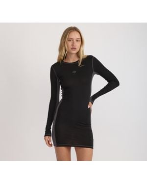 Organic Basics Core Icon Panel Dress - Black