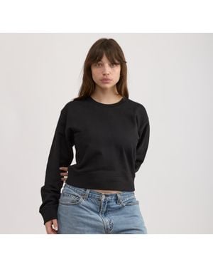 Organic Basics Weekend Boxy Sweatshirt - Black
