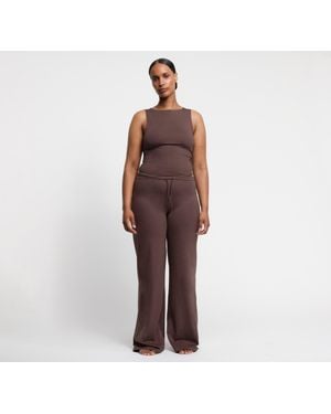 Organic Basics Everyday Straight Leg Pants - Brown