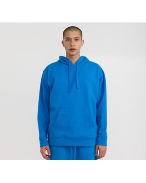 Organic Basics Weekend Boxy Fit Hoodie - Blue
