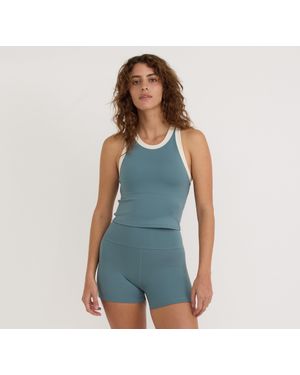 Organic Basics Active Flow Tank Top - Blue