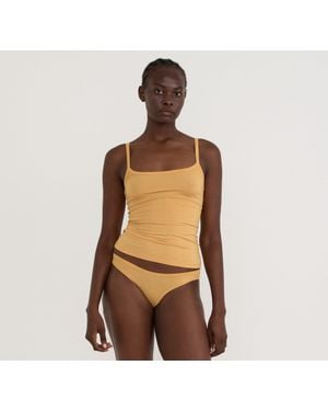 Organic Basics Soft Touch Veil Cami - Brown