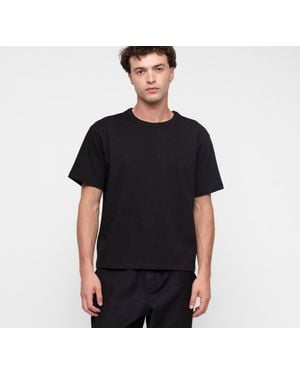 Organic Basics True Extra Heavy Boxy Tee - Black