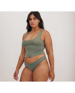 Organic Basics Flex Tank Top - Green