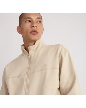 Organic Basics Track Zip Jacket - Natural