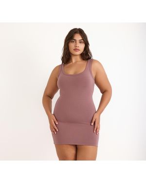 Organic Basics Flex Mini Dress - Purple